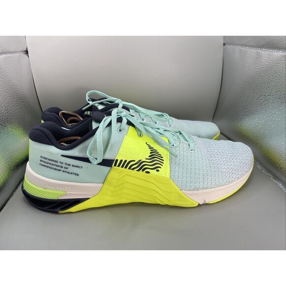 Nike Metcon 8 Mens 15 Green Mint Foam Volt DO9328-300 Athletic Training Running - Picture 5 of 13